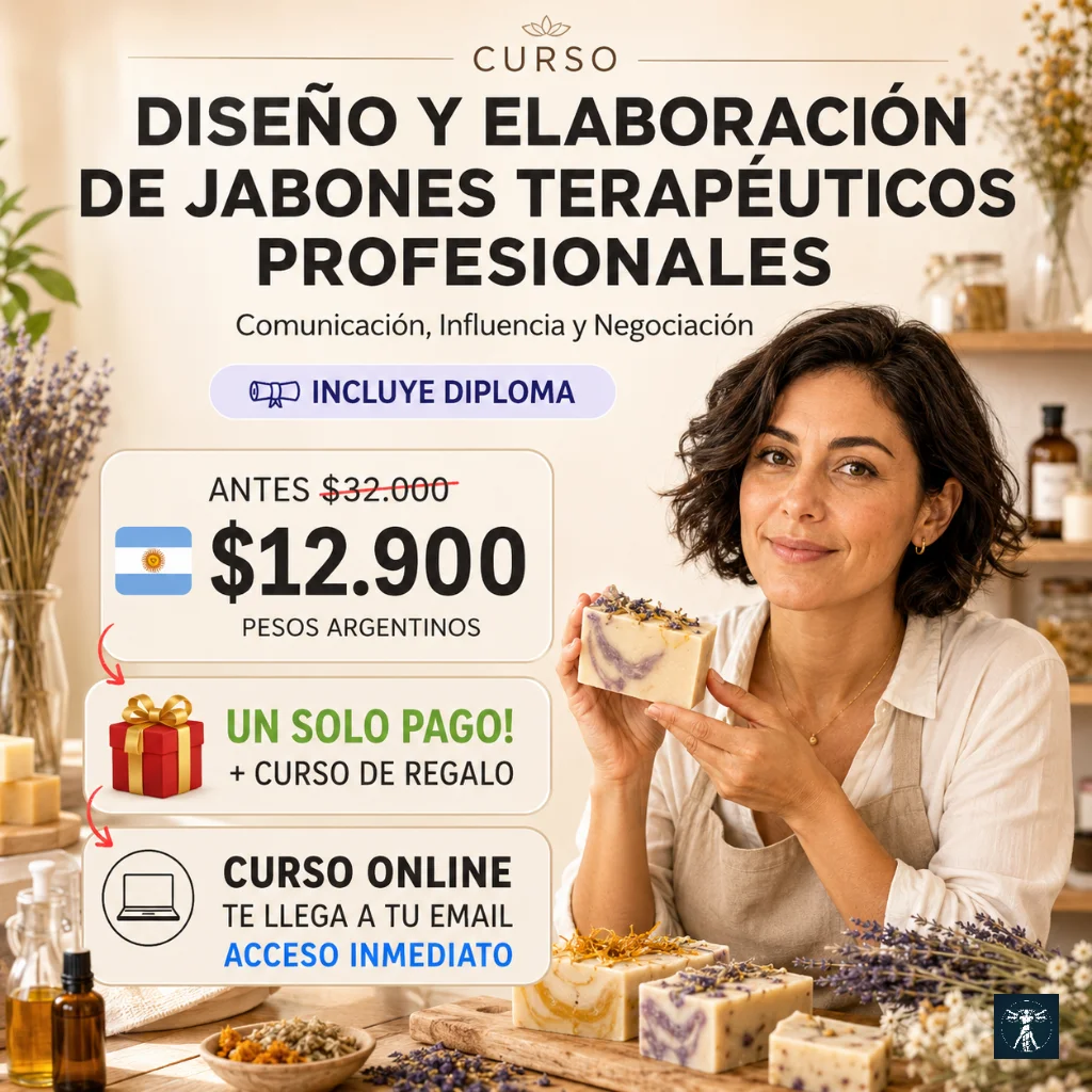 Diseño y Elaboración de Jabones Terapéuticos Profesionales