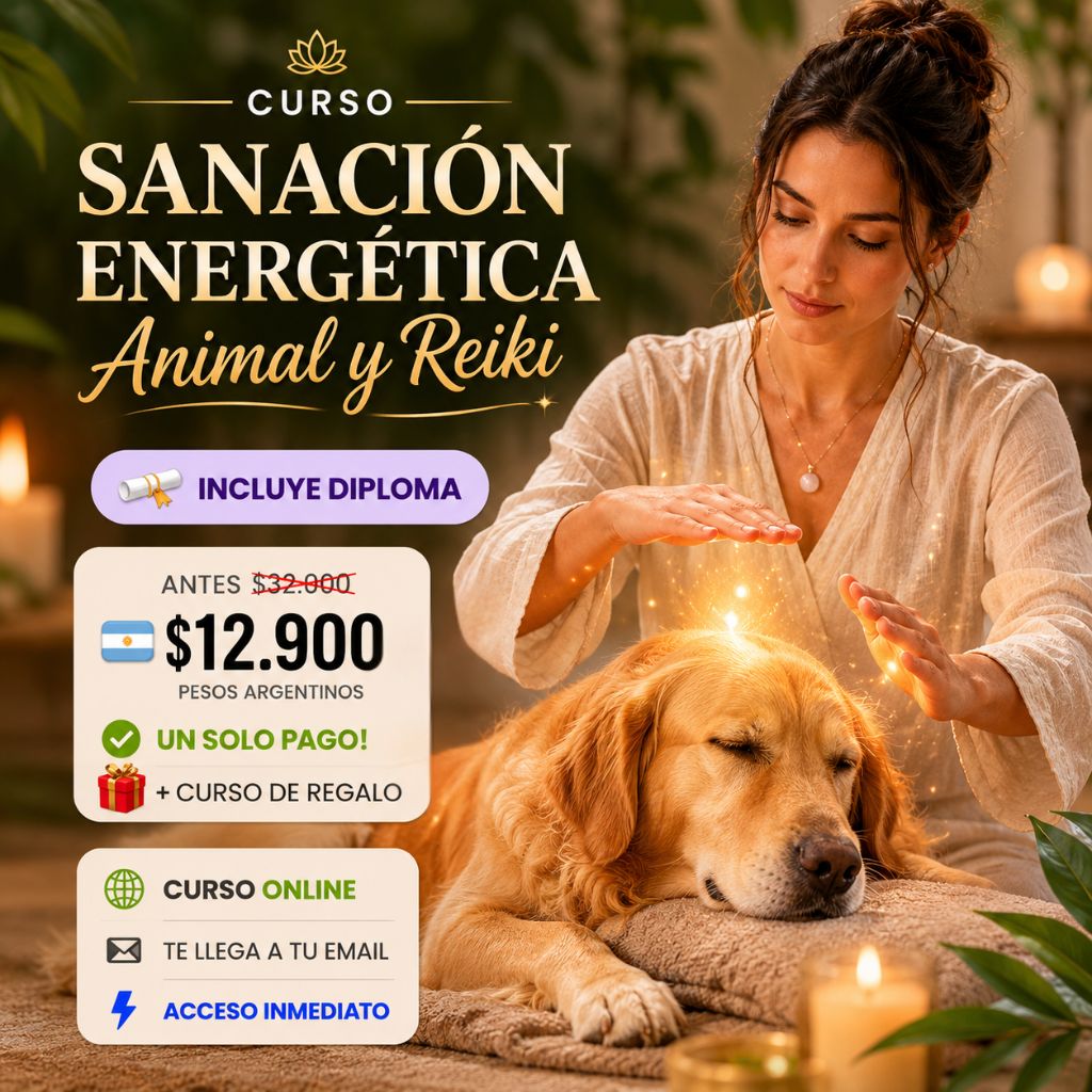Certificación en Sanación Energética Animal y Reiki