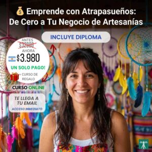 Emprende con Atrapasueños: De Cero a Tu Negocio de Artesanías