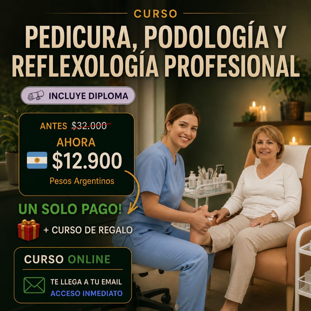Curso Pedicura, Podología y Reflexología Profesional