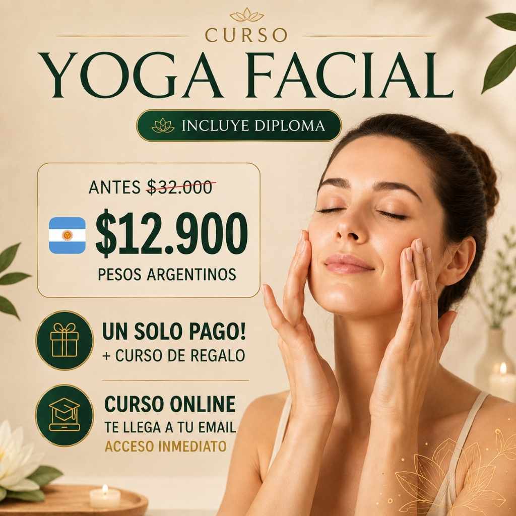 Curso Experto en Yoga Facial y Rejuvenecimiento Natural