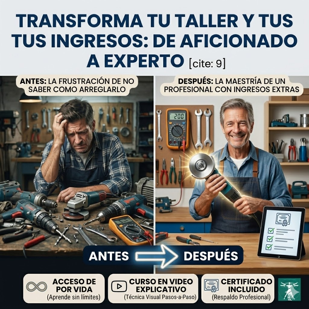 Curso de Reparación de Motores y Herramientas Eléctricas - Image 4